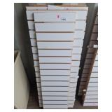 White Slatwall Display Panels