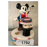 Schmid Mickey Mouse Music Box With Cake Design