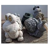 Composite Frog and Snail Figurines r3outside