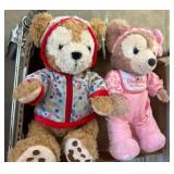 Two Disney Duffy and ShellieMay Plush Bears