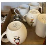 Ceramic Holiday-Themed Mugs