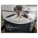 Hampton Bay Rockport 3-Light LED Ceiling Fan Kit
