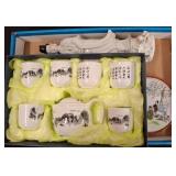Porcelain Teaset and Figurine Collection
