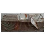 Metal Wire Animal Trap with Slide Door
