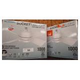 Bell + Howell Socket Fan Lights, Set of 2