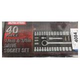 40-Piece Ultra Steel Drive Socket Set