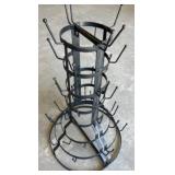 Metal Rotating Racks with Hooked Arms