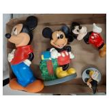 Disney Mickey Mouse Figurine Lot, Various Designs