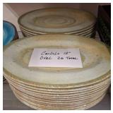 Carlisle 12-Inch Oval Plates, Set of 26