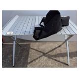 Folding Aluminum Camping Table with Bag r3 outside