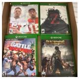 Four Xbox One Video Games