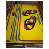 Plastic License Plates With Flip-Flop Design