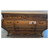 Gold-Finish Acme Furniture 11-Drawer Dresser