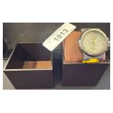 Michael Kors Chronograph Watch With Box