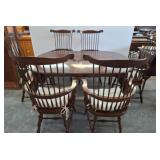 Harden Dining Table with Six Chairs and Leaves