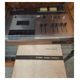 Aiwa Stereo Cassette Deck and Realistic Console