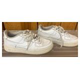 Nike Air Force 1 Sneakers, White, Size 6.5Y