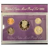 1992 United States Mint Proof Coin Set