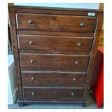 Five-Drawer Wooden Chest