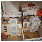 LED Puck Lights, EZ Link, Pack of 3