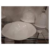 White Ceramic Serveware by Lulu & Co. La Table