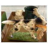 Ceramic Dog-Themed Figurines and Mug Lot