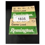 Two Boxes of Remington Game Load 12 Gauge Shells