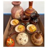Ceramic Pottery and Wooden Decoratives