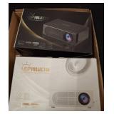 Two LED Projectors with HD Capability