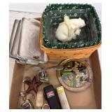 Trinkets with Longaberger Basket