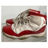 Nike Air Jordan 11 Retro 6.5Y Red/White Sneakers