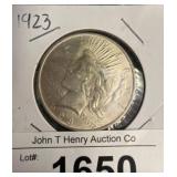 1923 Peace Silver Dollar Coin