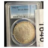 1902-O Morgan Silver Dollar, PCGS MS63