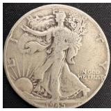 1945 Walking Liberty Half Dollar Coin