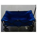 Collapsible Blue Fabric Utility Wagon c3