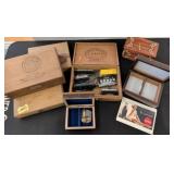 Boxes, Train Models, and Coke Postcard