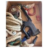 Rigging Gear with Rope and Sheave
