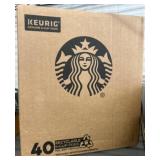 Starbucks 40-Count Keurig K-Cup Box