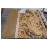 Paisley Table Runner with Fringe Trim