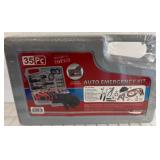 35-Piece Auto Emergency Kit in Carry Case