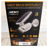 Farpoint Solar Night Beam Spotlight, 300 Lumens