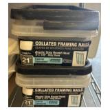 Collated Framing Nails, Plastic Strip, 2-Pack
