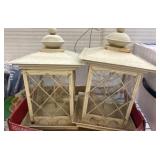 Metal and Glass Bird Feeders