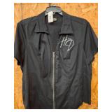 Harley-Davidson Short-Sleeve Zip-Up Shirt