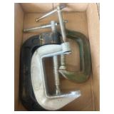 Metal C-Clamps in Mixed Finishes