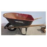 True Temper Single-Wheel Wheelbarrow r3 outside