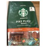 Starbucks Pike Place Whole Bean Coffee Bag