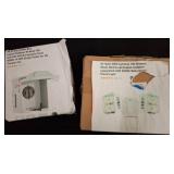 RV Power Outlet Box and LED Flood Light Set