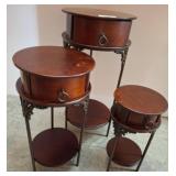 Three Round Accent Tables