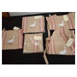 Couleur Sud Textile Lot with Goose Motif
